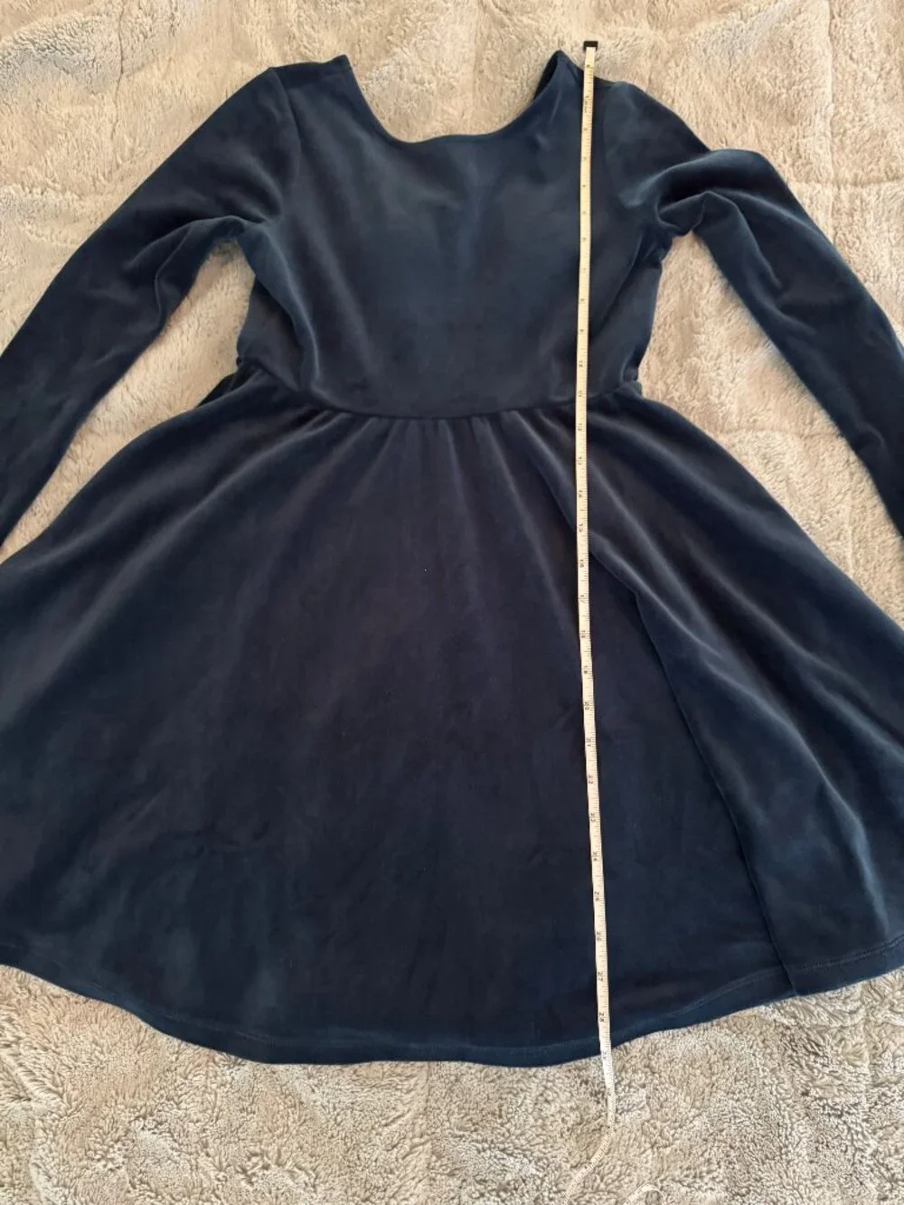 Tea Collection Velour Ballet Dress in Ink